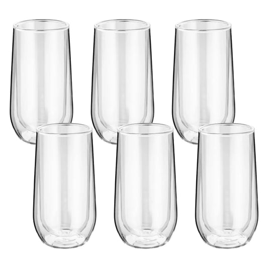 Judge Double Walled Highball Glass Set, 330ml, 6 Pack