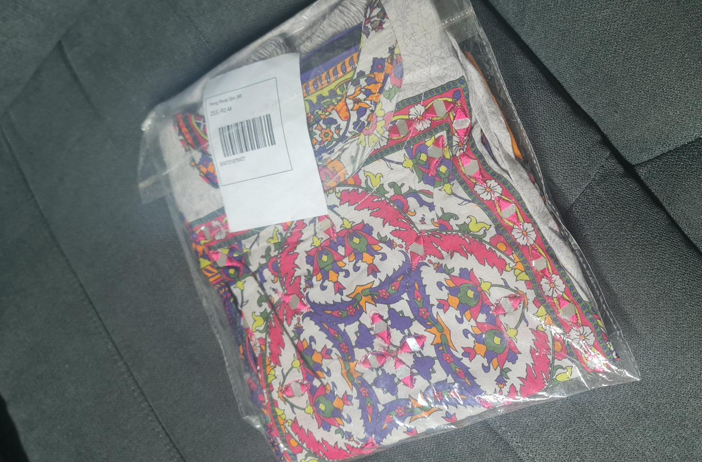 Asian suit Pakistani 2pc dress suit kurta trouser dress gift idea
