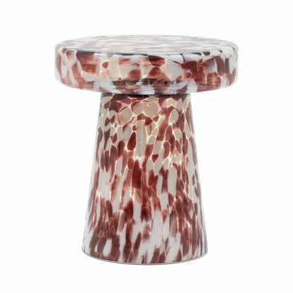 Gallery Murano Brown Glass Side Table