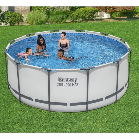 Bestway 12ft (3.6m) Steel Pro Max Above Ground Pool with Filter Pump and Ladder