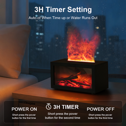 Fireplace Humidifier Aroma Flame Humidifier Fragrance
Diffuser Aromatherapy Essential Oil Diffuser Fire
Humidifier for Home Room