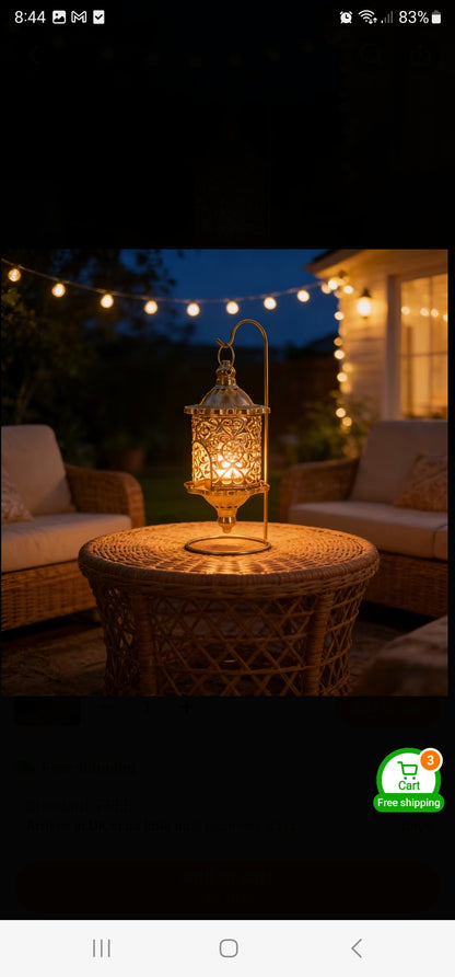 A Birdcage Candle Holder, European-Style Hollow Tabletop Decoration, Suitable for Creating a Romantic Lighting Ambiance in Bedrooms And Living Rooms