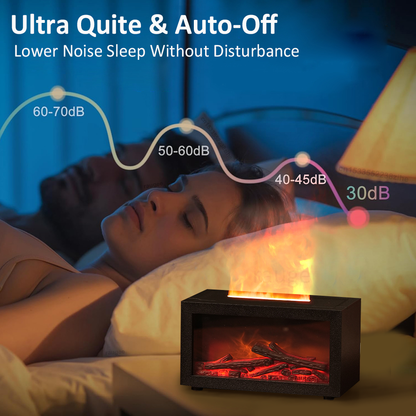 Fireplace Humidifier Aroma Flame Humidifier Fragrance
Diffuser Aromatherapy Essential Oil Diffuser Fire
Humidifier for Home Room
