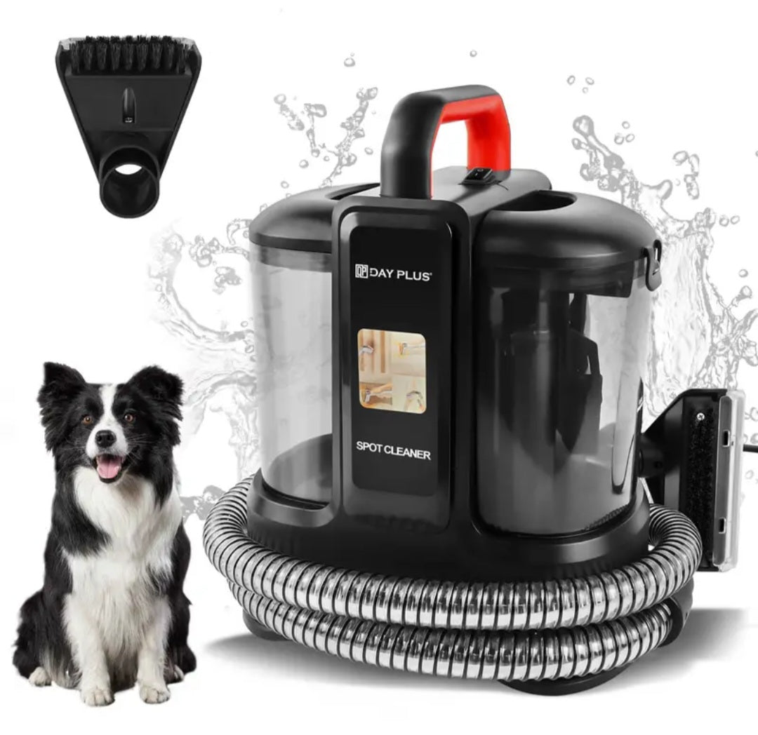 Handheld Spot Carpet Cleaner, Portable Wet & Dry Vacuum Cleaner With Dual Water Tank, Upholstery & Sofa Cleaner For Stains Spills Pet Messes, Lightweight Car Seat Carpet Cleaning Machine