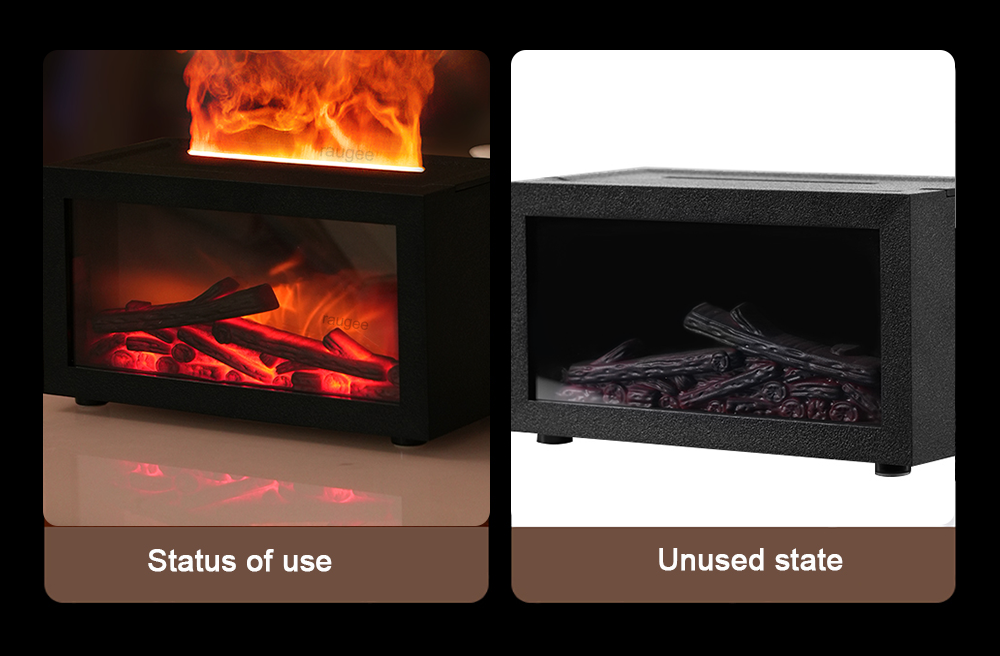 Fireplace Humidifier Aroma Flame Humidifier Fragrance
Diffuser Aromatherapy Essential Oil Diffuser Fire
Humidifier for Home Room