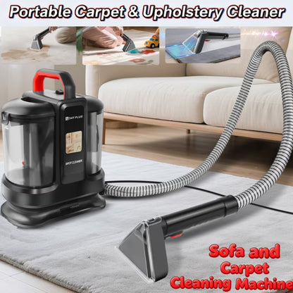 Handheld Spot Carpet Cleaner, Portable Wet & Dry Vacuum Cleaner With Dual Water Tank, Upholstery & Sofa Cleaner For Stains Spills Pet Messes, Lightweight Car Seat Carpet Cleaning Machine