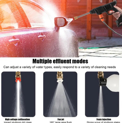 Cordless Portable Pressure Washer with 2 Batteries, 3000PSI Cordless Power Washer, 24V Battery Jet Wash for Car Garden Home Patio Driveways, 5.03meter Hose Included