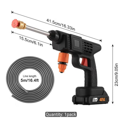 Cordless Portable Pressure Washer with 2 Batteries, 3000PSI Cordless Power Washer, 24V Battery Jet Wash for Car Garden Home Patio Driveways, 5.03meter Hose Included