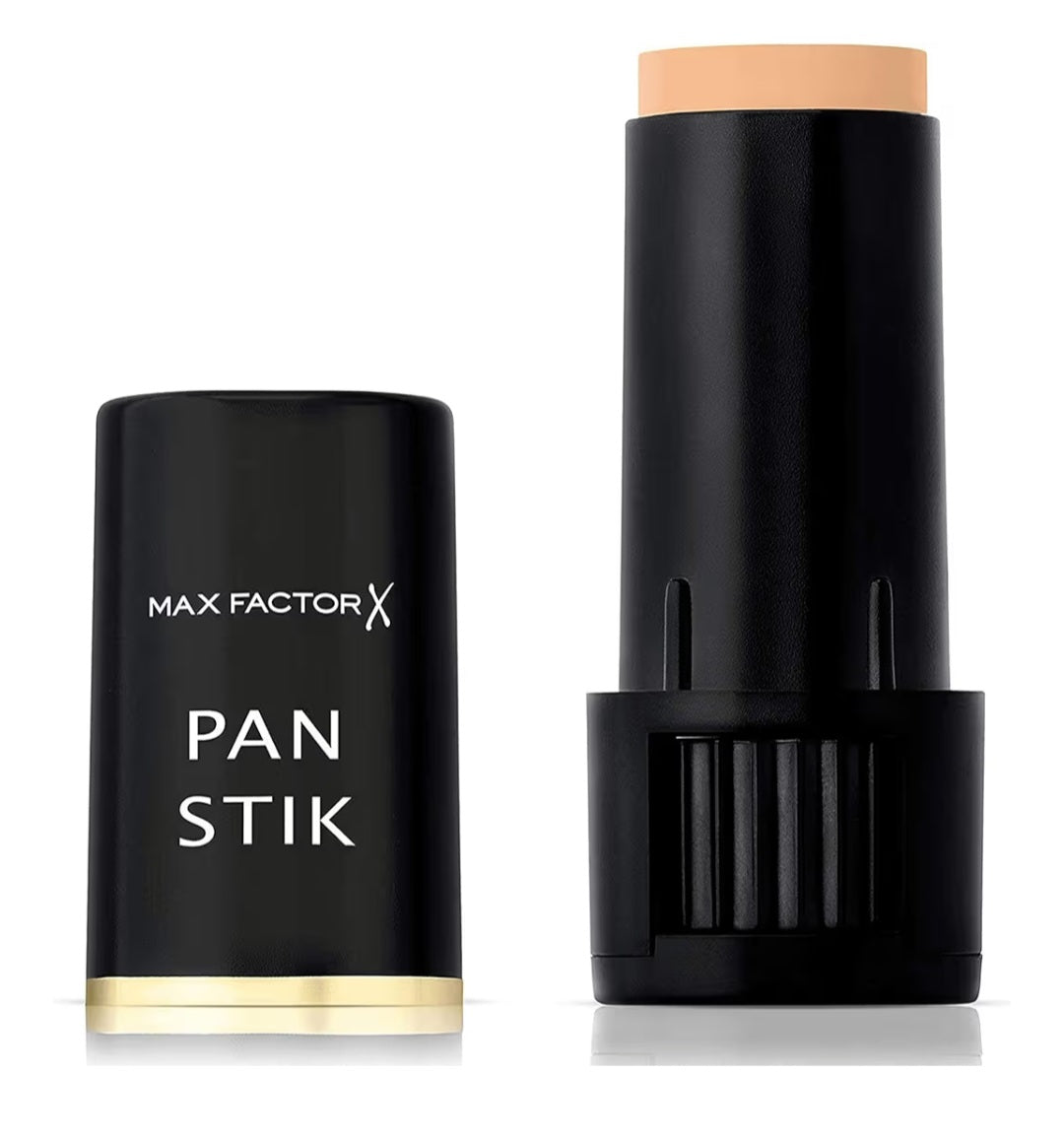 Max Factor Pan Stik Foundation, 25 Fair, Full Coverage and Smooth Texture for Dewy Skin Look, 9 g 774265