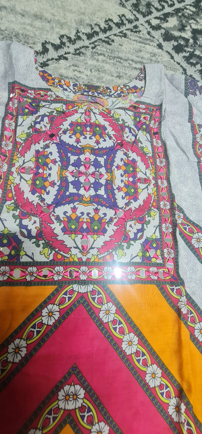 Asian suit Pakistani 2pc dress suit kurta trouser dress gift idea