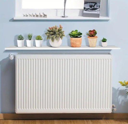 Modern Floating Shelf Cover for Radiators, Available in Sizes 60, 90, And 120 Cm, Made of MDF, Suitable for Offices, Living Rooms, And Kitchens