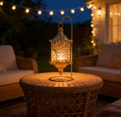 A Birdcage Candle Holder, European-Style Hollow Tabletop Decoration, Suitable for Creating a Romantic Lighting Ambiance in Bedrooms And Living Rooms